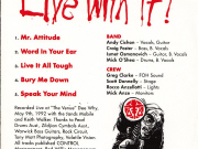 Live With It (inner sleeve back)