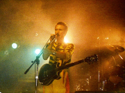 Colin Hay somewhere amongst the smoke in Canberra