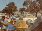 narara 1984 tent city outside gosford nsw
