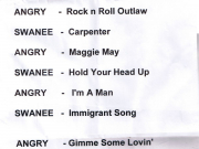Set List