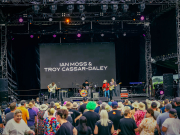 Ian Moss & Troy Cassar-Daley - Red Hot Summer Tour. Sun 26/3/2023. Bella Vista Farm. Copyright Greg Foster (Aussie Greg)